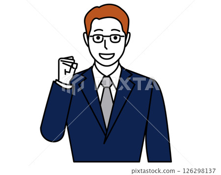 放心!一個穿西裝的男人握緊拳頭 放心!一個穿西裝的男人握緊拳頭 126298137