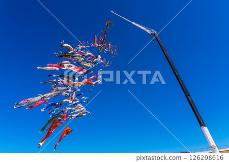 戶町中學鶴鯉旗【長崎市】 126298616