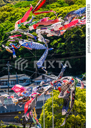 Tomachi Junior High School's Crane Carp Streamer [Nagasaki City] 126298783
