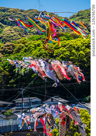 Tomachi Junior High School's Crane Carp Streamer [Nagasaki City] 126298786