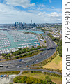 Vertical aerial view of Auckland of New Zealand in daytime 126299015