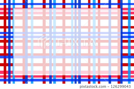 Frame Lattice pattern Geometric pattern Blue Red White Frame Lattice pattern Geometric pattern Blue Red White 126299043