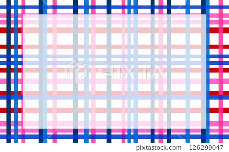 Frame Lattice pattern Geometric pattern Blue Red White 126299047