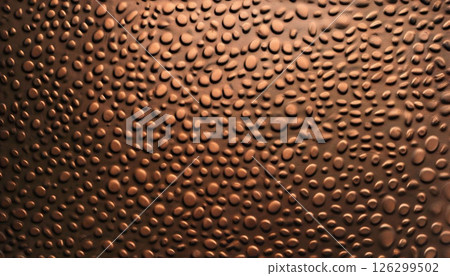 Texture: Embossed copper plate 126299502