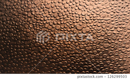 Texture: Embossed copper plate 126299503