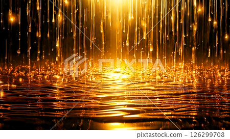 golden light shining abstract background 126299708