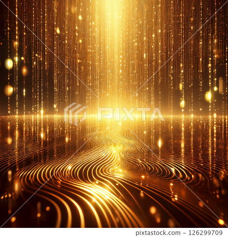 golden light shining abstract background 126299709