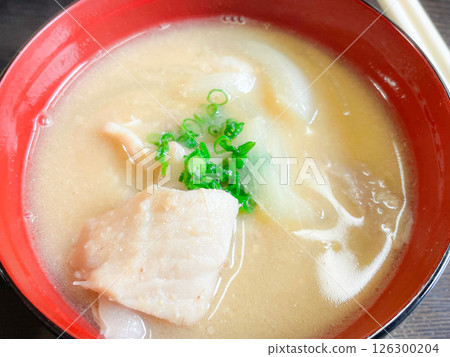 Kyushu specialty: Koikoku (carp miso soup) 126300204