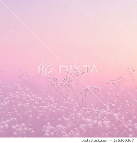 pink flowers on a meadow 126300367