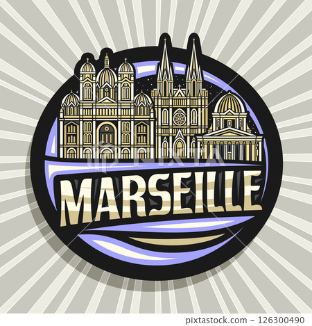Vector logo for Marseille Vector logo for Marseille 126300490