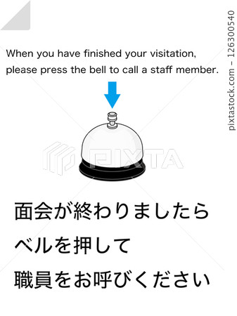 [設施] 參觀結束後請按鈴。 126300540