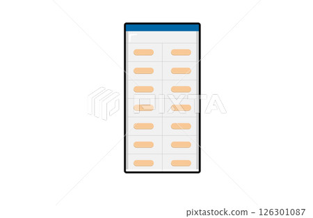 簡單的醫學插圖 簡單的醫學插圖 126301087
