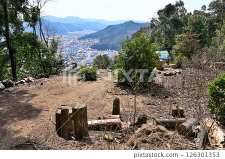 秋纈山城，毛利元就的公墓所在地。看看貝利酒。 126301353