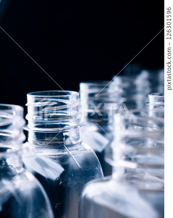 Plastic Bottle Packaging for Beverage Manufacturing. Plastic Bottle Packaging for Beverage Manufacturing. 126301596