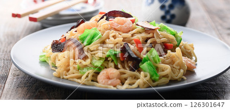 Shanghai fried noodles (Shanghai-style fried noodles) Shanghai fried noodles (Shanghai-style fried noodles) 126301647