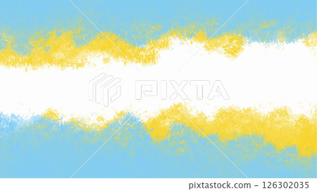 Elegant blue watercolor background in vector format. Soft and artistic texture perfect for invitations, posters, branding, or digital design projects. High-quality hand-painted effect with editable 126302035