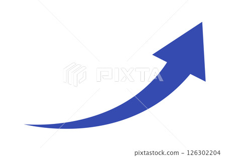 藍色上升箭頭簡約單品 藍色上升箭頭簡約單品 126302204