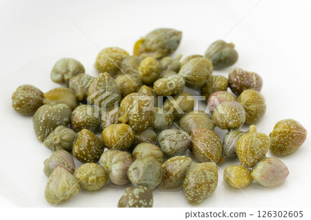 Close-up of pickled capers Close-up of pickled capers 126302605