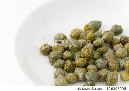 Close-up of pickled capers Close-up of pickled capers 126302606