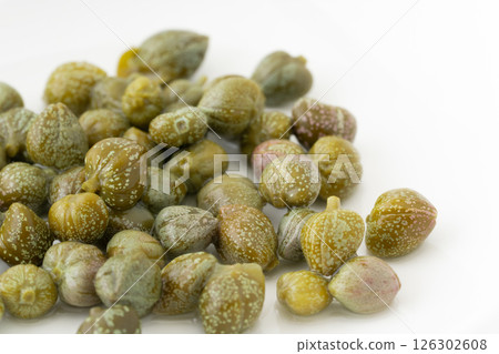 Close-up of pickled capers Close-up of pickled capers 126302608