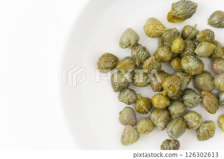 Close-up of pickled capers 126302613