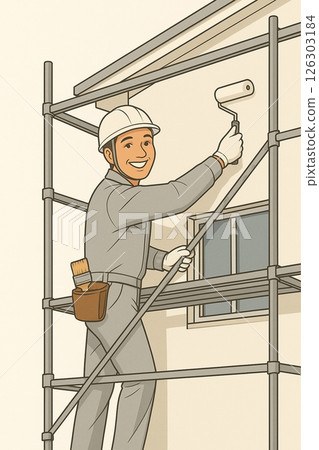 畫家在工作 圖片：生成式人工智慧 126303184