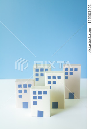 Real estate, buildings, and high-rise apartment buildings Real estate, buildings, and high-rise apartment buildings 126303401