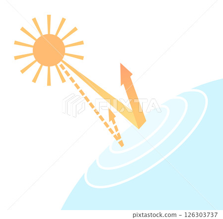 Illustration of UV protection function Illustration of UV protection function 126303737