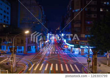 Traffic around Liangzhou Street, Taipei City [Taiwan Image] 126303799