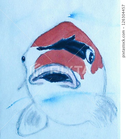 I wrote the characters for Koi carp using several different calligraphy brushes. I wrote the characters for Koi carp using several different calligraphy brushes. 126304457