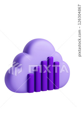 Cloud Data Growth Visualization Cloud Data Growth Visualization 126304867