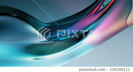 Vibrant glass shapes flow seamlessly together, creating a captivating abstract design. The interplay of light and color adds depth and intrigue to the composition. Vibrant glass shapes flow seamlessly together, creating a captivating abstract design. The interplay of light and color adds depth and intrigue to the composition. 126306112