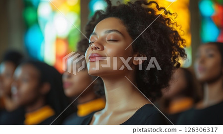 Man and woman scream in each others faces, caught in a moment of raw emotion and confrontation 126306317