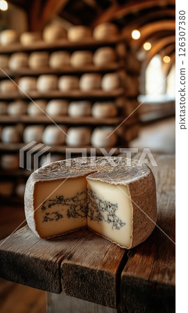 Bright pink goggles curve across a womans face, her glowing skin highlighted against a blue background Bright pink goggles curve across a womans face, her glowing skin highlighted against a blue background 126307380