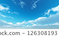 藍色的天空為背景 126308193