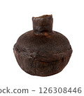 Ceramic vase on white background 126308446