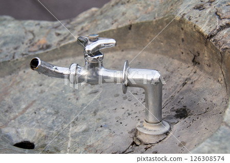 Rusted faucet 126308574