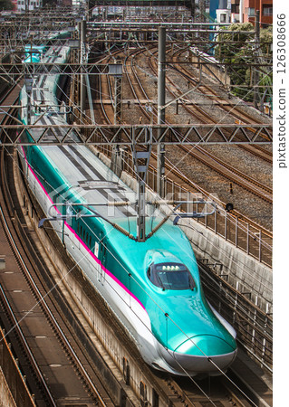 JR East E5 Series Tohoku Shinkansen Hayabusa JR East E5 Series Tohoku Shinkansen Hayabusa 126308666