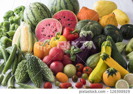 夏季蔬菜 夏季蔬菜 126308929
