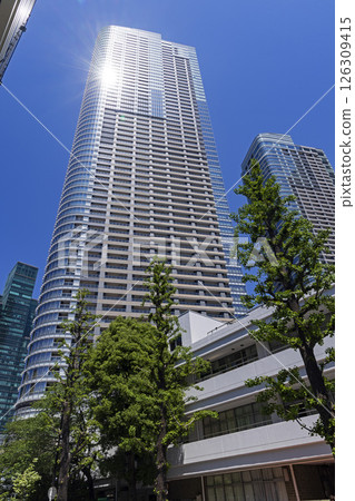 Skyscrapers and business district around Azabudai Skyscrapers and business district around Azabudai 126309415