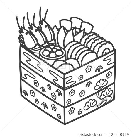 New Year dishes New Year dishes 126310919