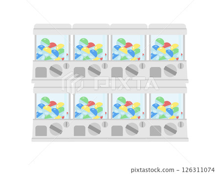 扭蛋玩具、扭蛋插畫 126311074