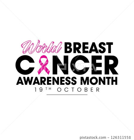 World Breast Cancer Awareness Month Design - October 19th World Breast Cancer Awareness Month Design - October 19th 126311558