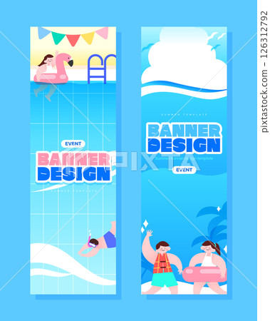 Cool Summer Event Banner 126312792