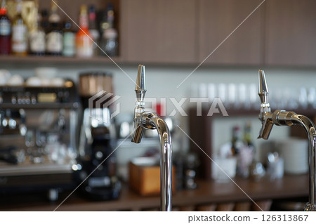 Beer server in the kitchen 126313867