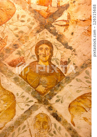 Qusayr Amra, Jordan frescoes of desert castle 126315688