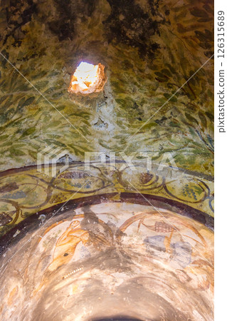 Qusayr Amra, Jordan frescoes of desert castle 126315689