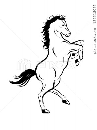 Horse illustration 02 126318025