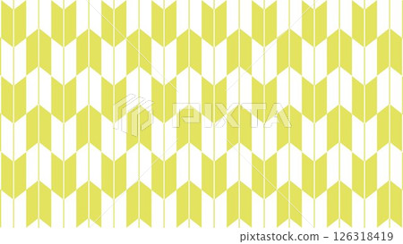 Japanese pattern, kimono pattern, bright yellow-green color of new tea, simple background illustration, Yagasuri pattern Japanese pattern, kimono pattern, bright yellow-green color of new tea, simple background illustration, Yagasuri pattern 126318419