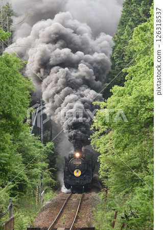 SL山口號、JR山口線、「新野直」線加速 126318537
